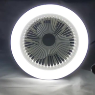 Ventilador de Teto com LED Moderno | Iluminação e Ventilação 2 em 1 | Controle Remoto, Silencioso, Econômico e Bivolt – Ideal para Quartos e Salas