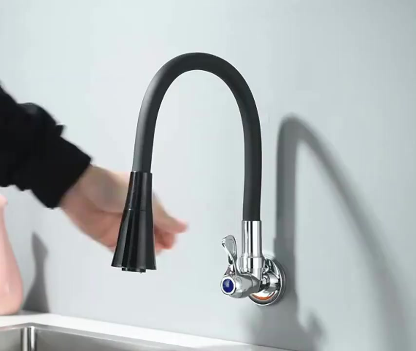 Torneira de Parede Preta Flexível Gourmet Duplo Jato – Estilo, Praticidade e Economia para Sua Cozinha!
✅ Moderna | ✅ Flexível | ✅ Econômica | ✅ 1/4 de Volta | ✅ Alta Pressão