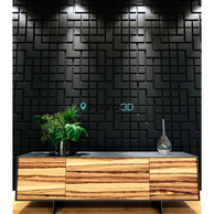 10 placas Decorativas para Parede 3D - 30x30cm Promoção - Vários Modelos disponíveis - Kit com 10 placas