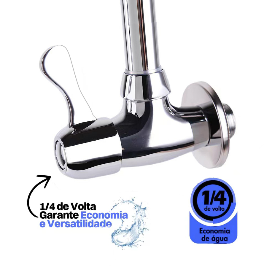 Torneira de Parede Preta Flexível Gourmet Duplo Jato – Estilo, Praticidade e Economia para Sua Cozinha!
✅ Moderna | ✅ Flexível | ✅ Econômica | ✅ 1/4 de Volta | ✅ Alta Pressão