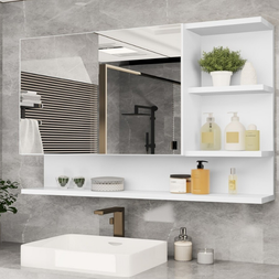 Armário Espelheira com Porta Cle - VÁRIAS CORES