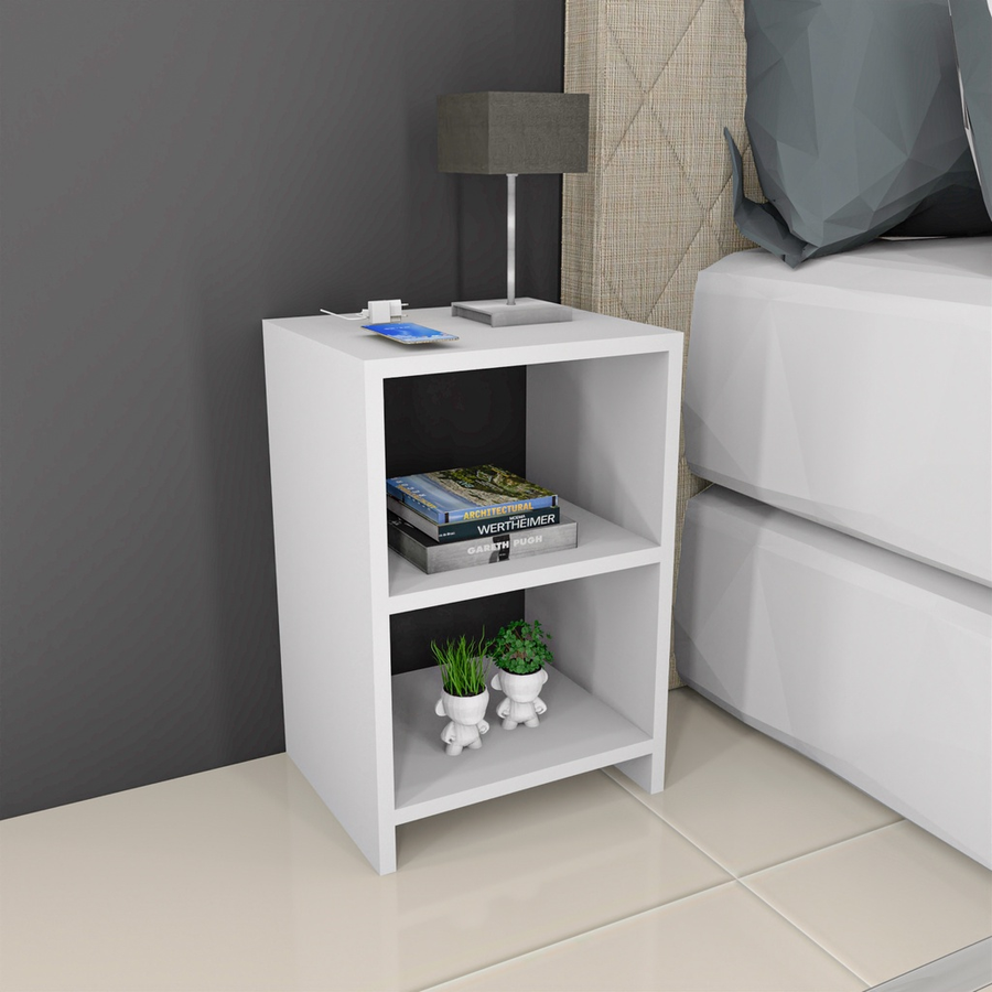Mesa de Cabeceira com Nicho – Organização e Estilo para seu Quarto com Praticidade