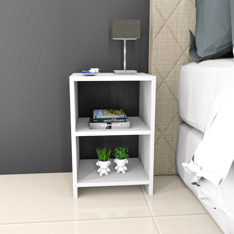 Mesa de Cabeceira com Nicho – Organização e Estilo para seu Quarto com Praticidade