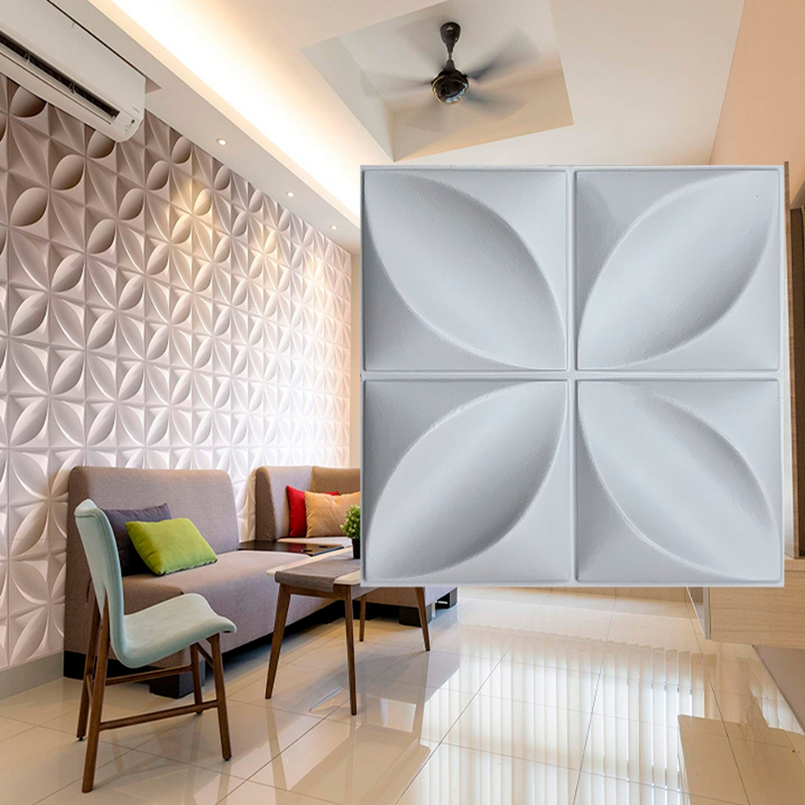 Placas PVC 3D Kit 5,10 ou 30  Revestimento de Parede Decorativa 25 cm - Praticidade, Estilo e Durabilidade para Sua Casa ou Escritório!
