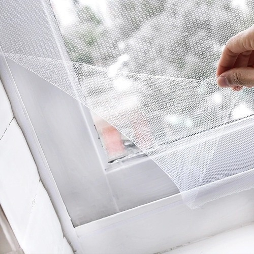 Tela Mosquiteiro Autocolante 150x180cm com Velcro – Proteção Contra Insetos com Conforto e Liberdade!