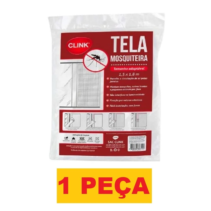 Tela Mosquiteiro Autocolante 150x180cm com Velcro – Proteção Contra Insetos com Conforto e Liberdade!