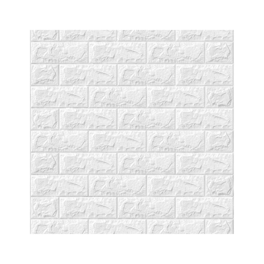 Kit 20 Placas 3D Autocolantes Tijolinho para Decoração - Fácil Aplicação, Pronto para Usar