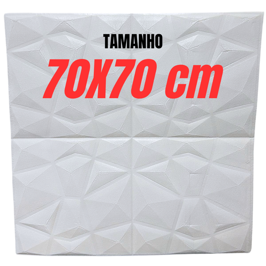 Kit 20 Placas 3D Autocolantes Tijolinho para Decoração - Fácil Aplicação, Pronto para Usar