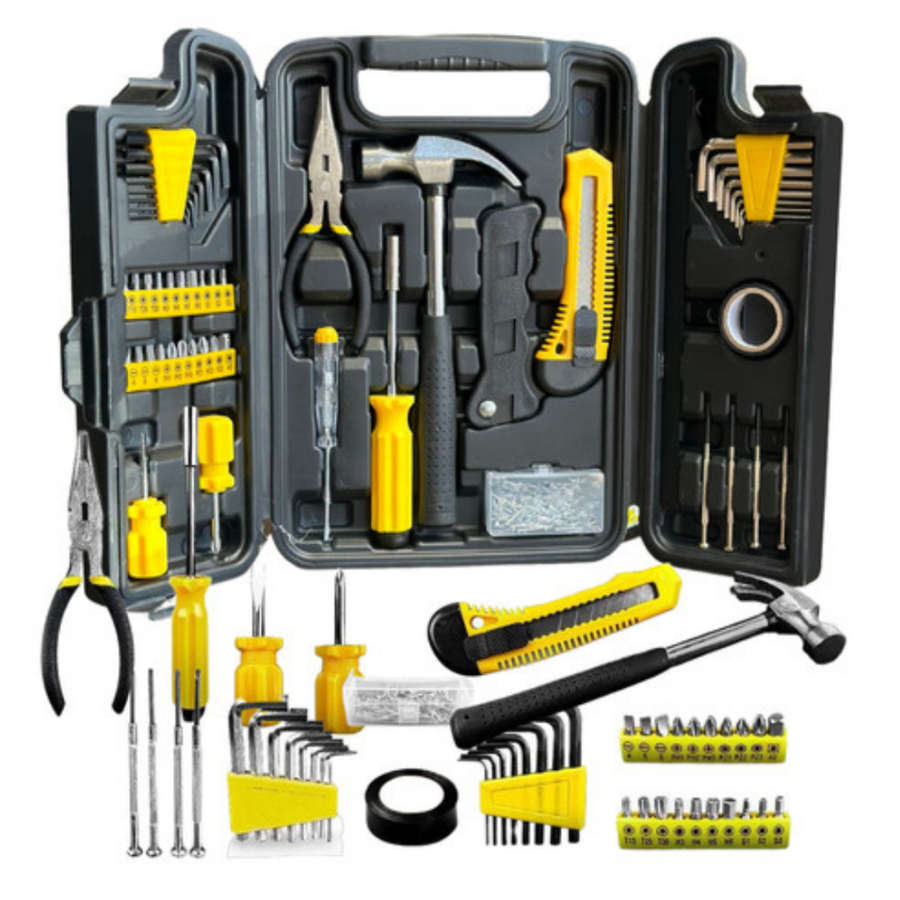 Kit de Ferramentas Profissional 200 Peças com Maleta – Praticidade, Resistência e Facilidade no Transporte para Obras e Manutenção