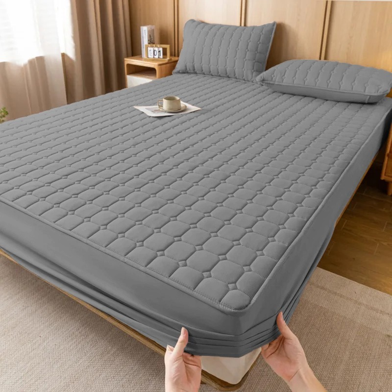 Protetor Impermeável Capa Colchão Matelada - Proteção Total para Cama Solteiro, Casal, Queen e King com Elástico | Conforto e Durabilidade para Seu Dormir