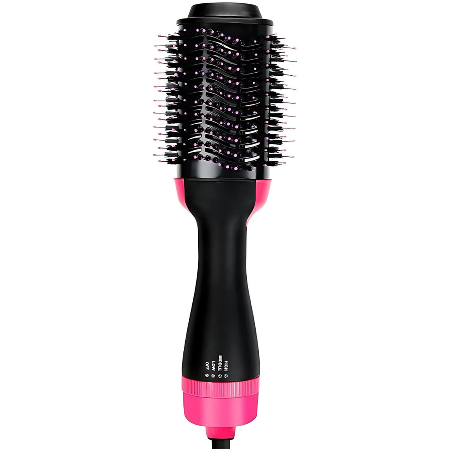 Escova Secadora Alisador Elétrica Quente Cabelo Com 3 Em1 Hair Styler