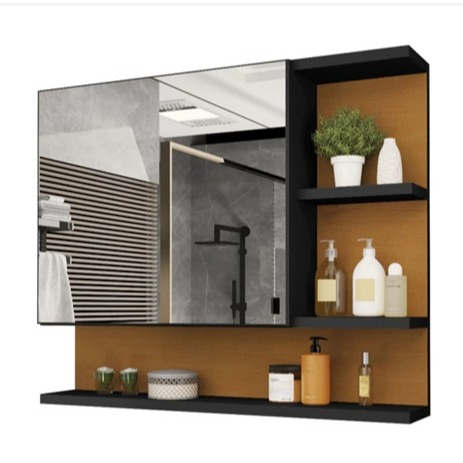 Armário Espelheira com Porta Cleópatra - Organize e Embeleze Seu Espaço! Disponível em Várias Cores