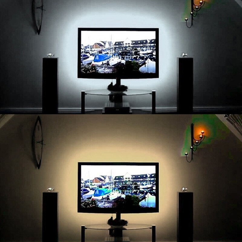 Luz de Fundo para TV 5V Fita LED USB Decorativa - Iluminação Personalizada e Eficiente para Sua TV