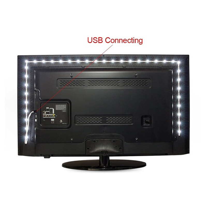 Luz de Fundo para TV 5V Fita LED USB Decorativa - Iluminação Personalizada e Eficiente para Sua TV