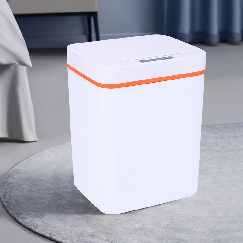 Lixeira Com Sensor Automático Inteligente Abre Fácil Em Toque Cesto Lixo para Casa, Quarto, Banheiro Cozinha, Escritório 15 L