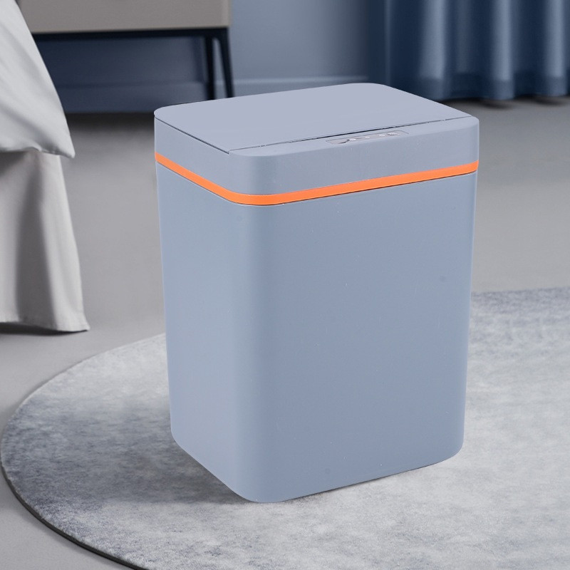 Lixeira Com Sensor Automático Inteligente Abre Fácil Em Toque Cesto Lixo para Casa, Quarto, Banheiro Cozinha, Escritório 15 L