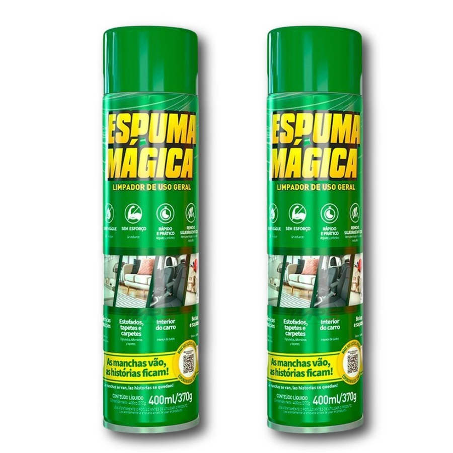 Espuma Mágica Proauto 400ml - Limpeza a Seco para Uso Geral - Praticidade e Eficiência em Cada Aplicação